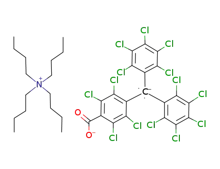Tetra-n-butylammonium 4-carboxylatotetradecachlorotriphenylmethide