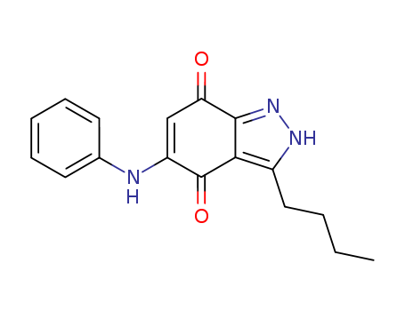 2H-Indazole-4,7-dione,3-butyl-5-(phenylamino)-