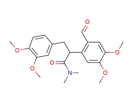 3-(3,4-dimethoxyphenyl)-2-(2-formyl-4,5-dimethoxyphenyl)-NN-dimethylpropionamide