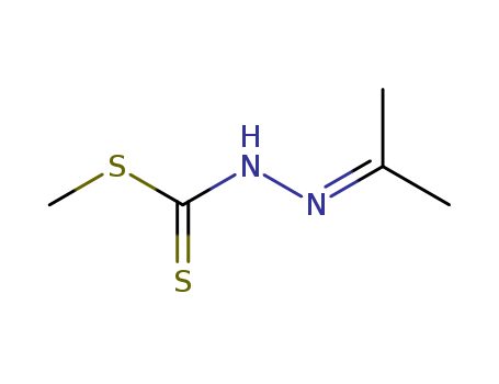 Hydrazinecarbodithioicacid, 2-(1-methylethylidene)-, methyl ester cas  27268-57-1