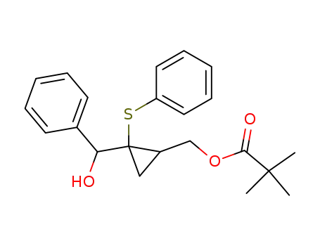 2,2-Dimethyl-propionic acid 2-(hydroxy-phenyl-methyl)-2-phenylsulfanyl-cyclopropylmethyl ester