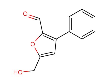 Molecular Structure of 108680-98-4 (5-hydroxymethyl-3-phenyl-2-furaldehyde)