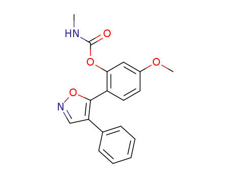Methyl-carbamic acid 5-methoxy-2-(4-phenyl-isoxazol-5-yl)-phenyl ester