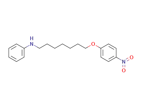Molecular Structure of 111752-57-9 (Benzenamine, N-[7-(4-nitrophenoxy)heptyl]-)