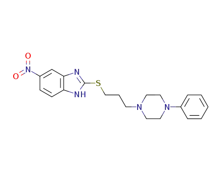 5(6)-Nitro-2-<3-(1-phenyl-4-piperazinyl)propyl>thiobenzimidazole