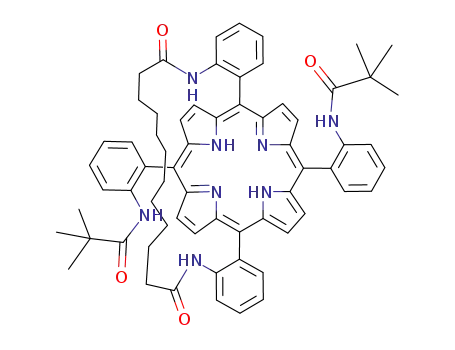 α-5,15-<2,2'-(dodecanediamido)diphenyl>-αα-10,20-bis-(o-pivalamidophenyl)porphyrin