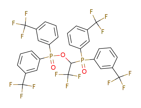 <1-<Bis<3-(trifluormethyl)phenyl>phosphinyl>-2,2,2-trifluorethyl>-bis<3-(trifluormethyl)phenyl>phosphinat