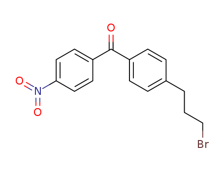 Molecular Structure of 142798-88-7 (Methanone, [4-(3-bromopropyl)phenyl](4-nitrophenyl)-)