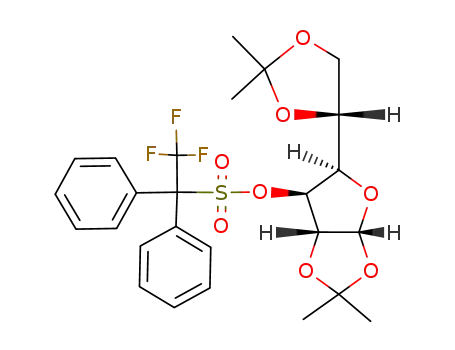 2,2,2-Trifluoro-1,1-diphenyl-ethanesulfonic acid (3aR,5R,6S,6aR)-5-((R)-2,2-dimethyl-[1,3]dioxolan-4-yl)-2,2-dimethyl-tetrahydro-furo[2,3-d][1,3]dioxol-6-yl ester