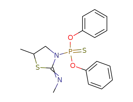 3-(diphenoxyphosphinothioyl)-5-methyl-2-(methylimino)thiazolidine