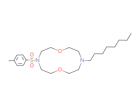 4-Octyl-10-(4'-methylbenzenesulfonyl)-4,10-diaza-1,7-dioxacyclododecane