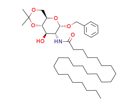 Molecular Structure of 81639-18-1 (Benzyl 2-deoxy-4,6-O-isopropylidene-2-(tetracosanoylamino)-α-D-glucopyranoside)