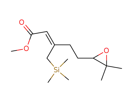 methyl(Z)-6,7-epoxy-7-methyl-3-<(trimethylsilyl)methyl>-2-octenoate