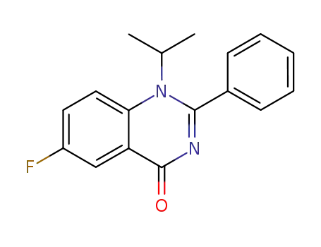 4(1H)-Quinazolinone, 6-fluoro-1-(1-methylethyl)-2-phenyl-