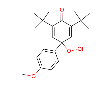 2,6-Di-tert-butyl-4-hydroperoxy-4-(4-methoxy-phenyl)-cyclohexa-2,5-dienone