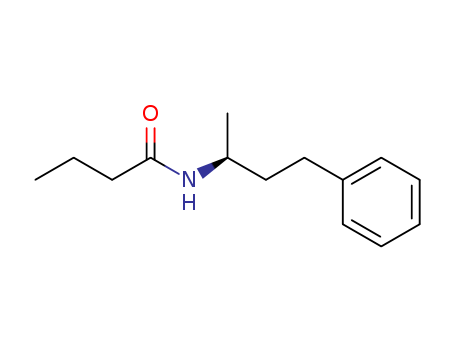 Molecular Structure of 120205-90-5 (Butanamide, N-(1-methyl-3-phenylpropyl)-, (S)-)