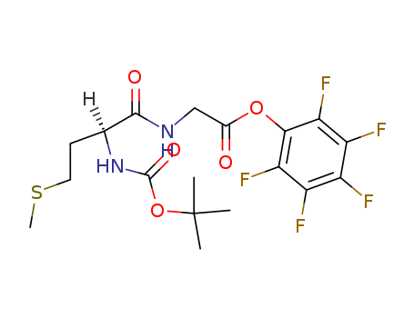 Glycine, N-[N-[(1,1-dimethylethoxy)carbonyl]-L-methionyl]-, pentafluorophenyl ester
