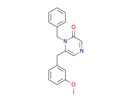 1-benzyl-6-(3-methoxybenzyl)pyrazin-2(1H)-one