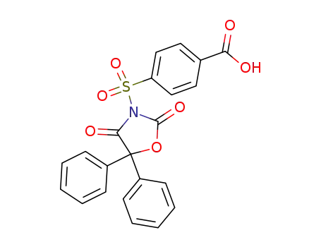 3-(4'-Carboxy-phenylsulfonyl)-5,5-diphenyl-2,4-oxazolidinedione