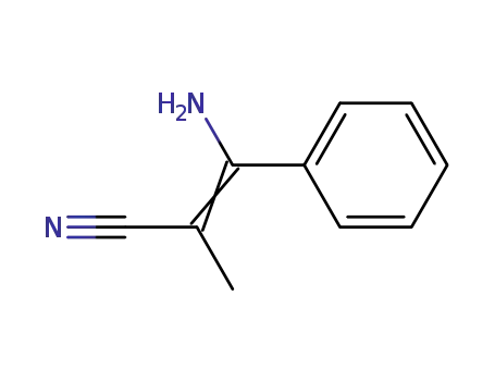Molecular Structure of 19389-49-2 (3-amino-2-methyl-3-phenylacrylonitrile)