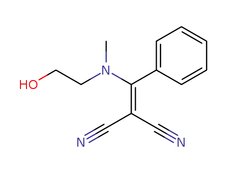 3-methyl-3-aza-1,1-dicyano-2-phenyl-1-penten-5-ol