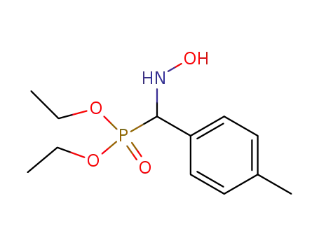 (Hydroxyamino-p-tolyl-methyl)-phosphonic acid diethyl ester