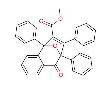 8-Oxo-1,9,10-triphenyl-12-oxa-tricyclo[7.2.1.0<sup>2,7</sup>]dodeca-2,4,6,10-tetraene-11-carboxylic acid methyl ester