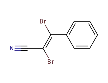 Molecular Structure of 88286-26-4 (2-Propenenitrile, 2,3-dibromo-3-phenyl-)