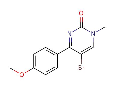 5-bromo-4-(4-methoxyphenyl)-1-methylpyrimidin-2(1H)-one