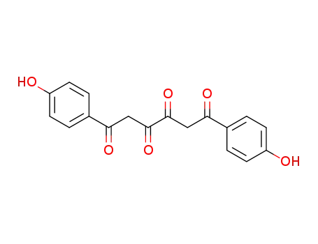 Molecular Structure of 93846-79-8 (1,3,4,6-Hexanetetrone, 1,6-bis(4-hydroxyphenyl)-)