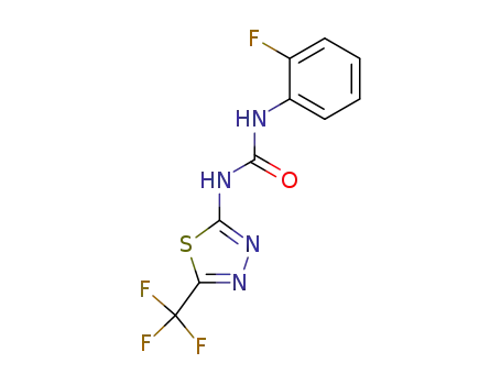Urea, N-(2-fluorophenyl)-N'-[5-(trifluoromethyl)-1,3,4-thiadiazol-2-yl]-