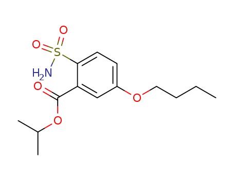 propan-2-yl 5-butoxy-2-sulfamoylbenzoate