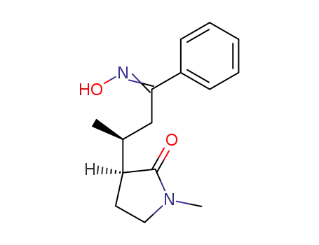 (3RS,1'SR)-3-(3'-(hydroxyimino)-1'-methyl-3'-phenylpropyl)-1-methyl-2-pyrrolidinone