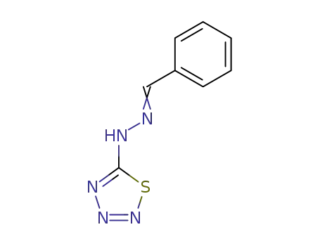 Molecular Structure of 99319-27-4 (Benzaldehyde, 1,2,3,4-thiatriazol-5-ylhydrazone)