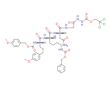 Z(OMe)-Cys(MBzl)-Lys(Z)-Asn-Gly-NHNH-Troc
