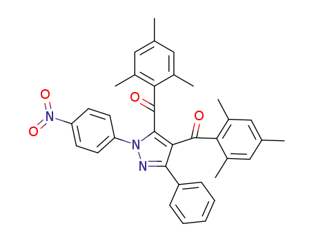 [2-(4-Nitro-phenyl)-5-phenyl-4-(2,4,6-trimethyl-benzoyl)-2H-pyrazol-3-yl]-(2,4,6-trimethyl-phenyl)-methanone