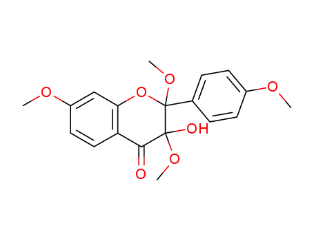 3-Hydroxy-2,3,7-trimethoxy-2-(4-methoxyphenyl)-2,3-dihydro-4H-chromen-4-one