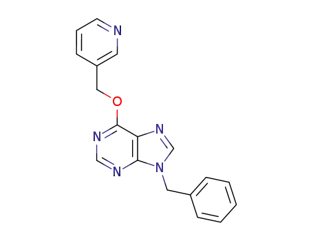 9-Benzyl-6-(pyridin-3-ylmethoxy)-9H-purine