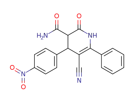 3-carbamoyl-5-cyano-4-(p-nitrophenyl)-6-phenyl-3,4-dihydropyridin-2(1H)-one