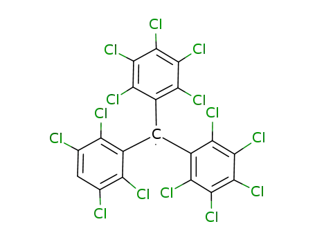Methyl, bis(pentachlorophenyl)(2,3,5,6-tetrachlorophenyl)-