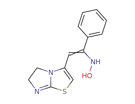 (dihydro-5,6 imidazo<2,1-b>thiazolyl-3)-2 phenyl-1 vinyl hydroxylamine