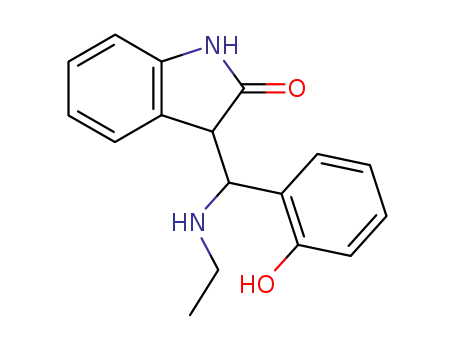 3-[Ethylamino-(2-hydroxy-phenyl)-methyl]-1,3-dihydro-indol-2-one