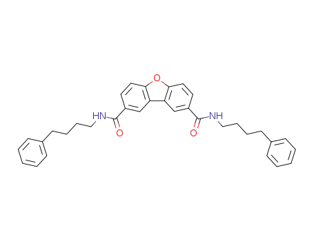 2,8-Dibenzofurandicarboxamide, N,N'-bis(4-phenylbutyl)-