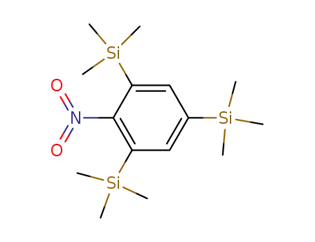 Molecular Structure of 125973-68-4 (2-nitro-1,3,5-tris(trimethylsilyl)benzene)