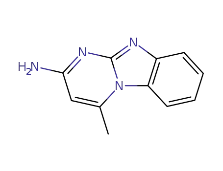 Molecular Structure of 111306-36-6 (Pyrimido[1,2-a]benzimidazol-2-amine, 4-methyl- (9CI))