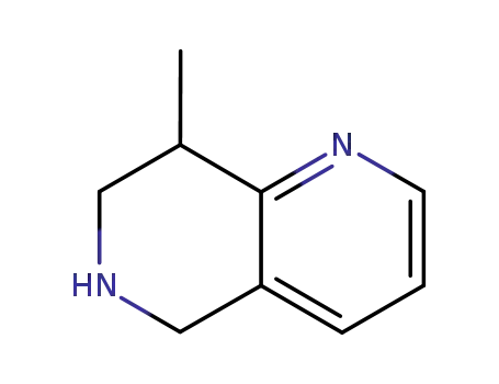 Molecular Structure of 83082-13-7 (8-Methyl-5,6,7,8-tetrahydro-1,6-naphthyridine)