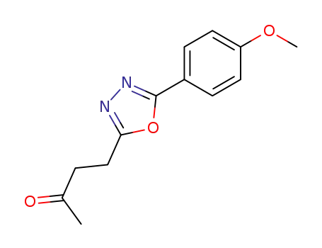 2-Butanone, 4-[5-(4-methoxyphenyl)-1,3,4-oxadiazol-2-yl]-