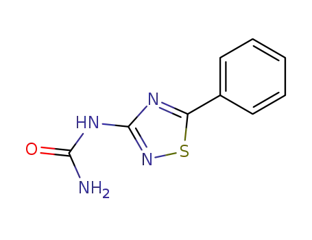 Molecular Structure of 89880-03-5 (Urea, (5-phenyl-1,2,4-thiadiazol-3-yl)-)