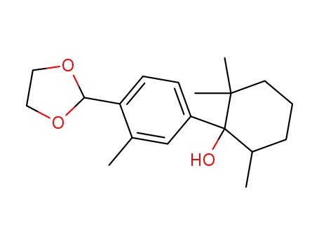 Cyclohexanol, 1-[4-(1,3-dioxolan-2-yl)-3-methylphenyl]-2,2,6-trimethyl-