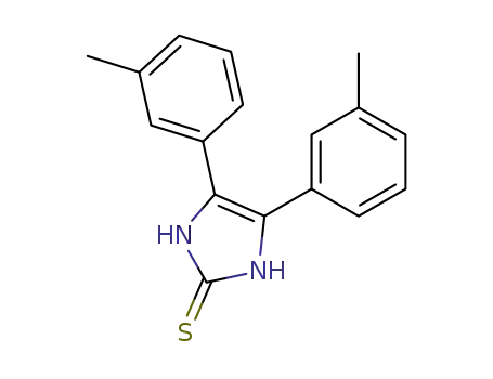 Molecular Structure of 66659-68-5 (2H-Imidazole-2-thione, 1,3-dihydro-4,5-bis(3-methylphenyl)-)